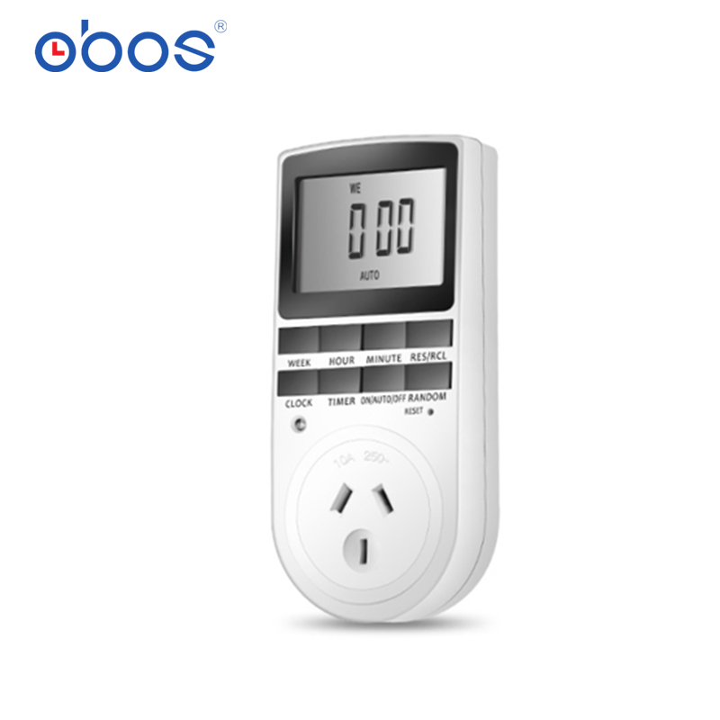 Temporizador de enchufe digital programable, interruptor de tiempo hermoso, 240V, 230V, 220V, 120V, 16A, 15A, 13A, 10A, UK, AU, FR, BR, US,