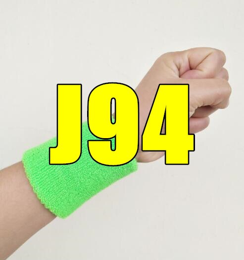 Seneste  q3 bj94 stil  bj 94 håndled sæt arm ærme svedabsorberende sports håndklæde håndledsbeskytter