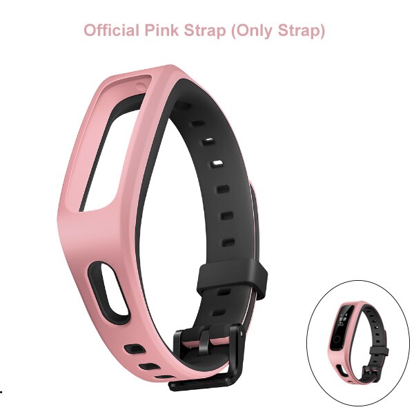 Huawei Honor Band 4 / Running Original Smart Wristband Amoled Color 0.95"/0.5" Touchscreen Swim Posture Detect Running Sleep: Pink Strap Only