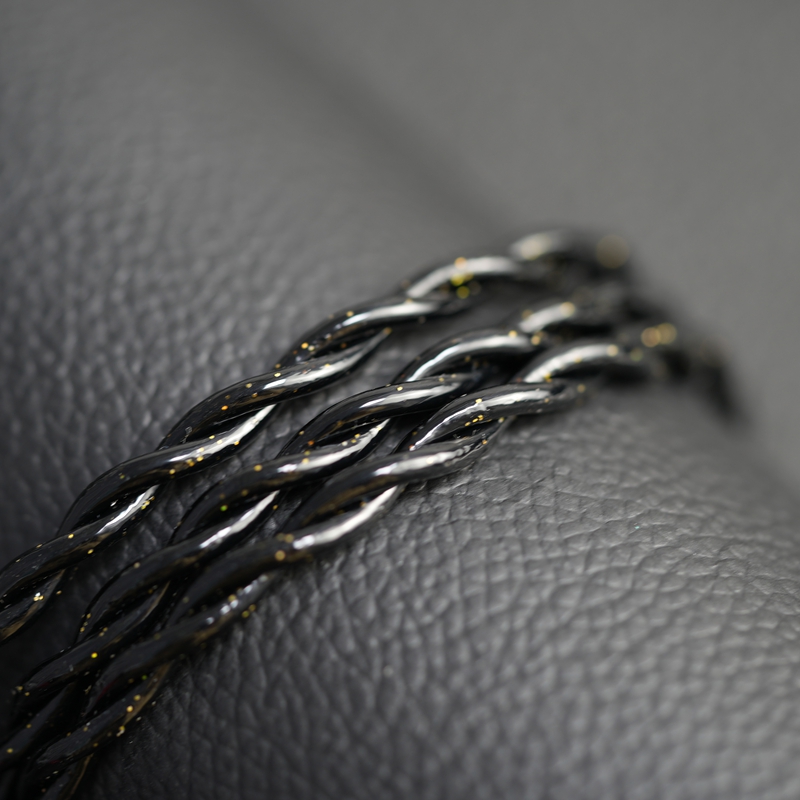 XINHS 089 Black Dragon 5 Elements-Cable de actualización de auriculares HiFi, 0,78mm, 2 pines, 4,4/3,5, Cable equilibrado para Kinera PULA SeeAudio