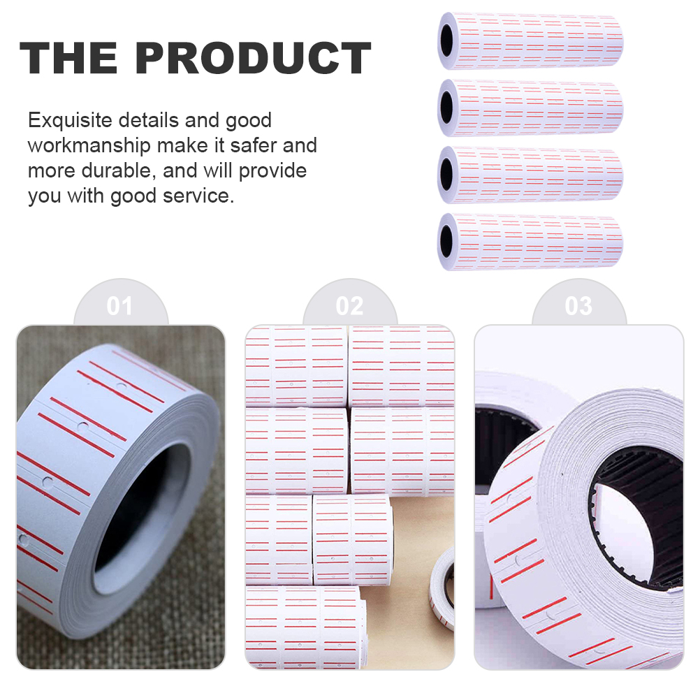 40 Rolls Pricemarker Labels Prijs Marker Label Prijs Label Papier Voor Supermarkt