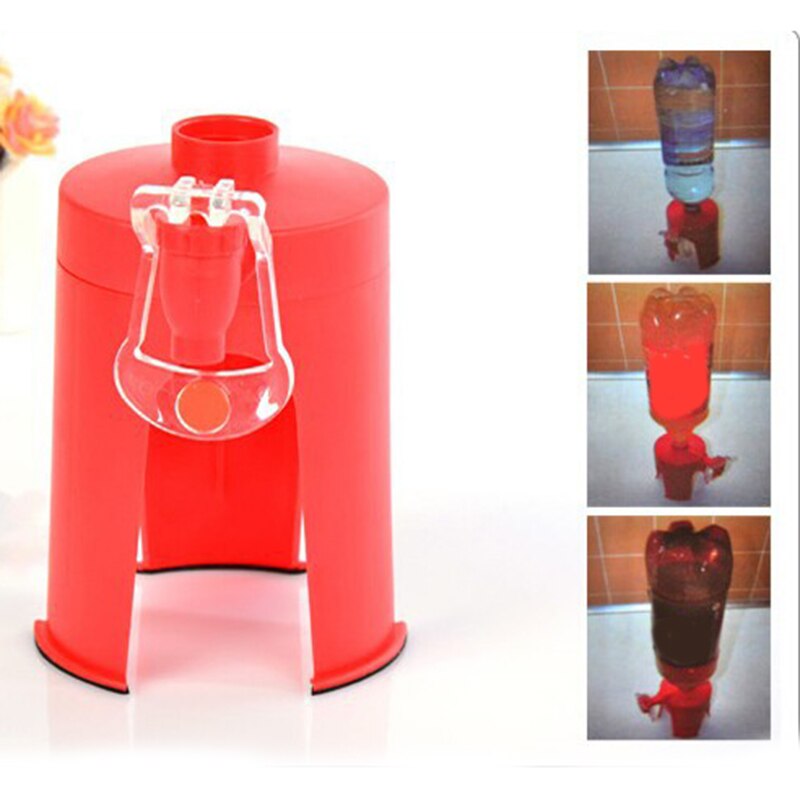Plastic Mini Hand Pressure Type Inverted Drinking Fountain Coke Bottle Pump To Water Drinking Water Dispenser