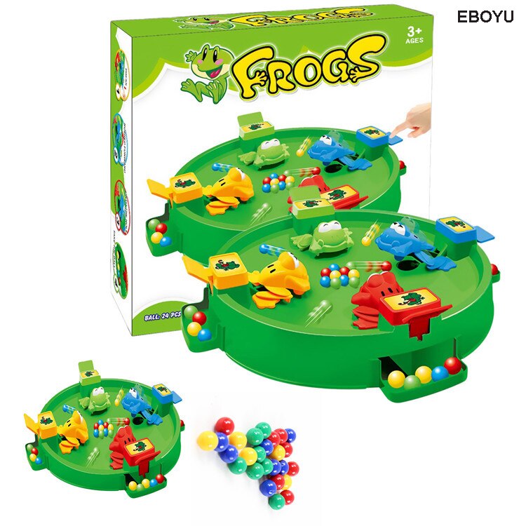 EBOYU Hungry Rana Alimentazione Rana 3D Gioco Da Tavolo di Alimentazione Hungry Froggies Desktop di Giocattoli Rana Frenesia Game Grande Regalo di Festa per I Bambini