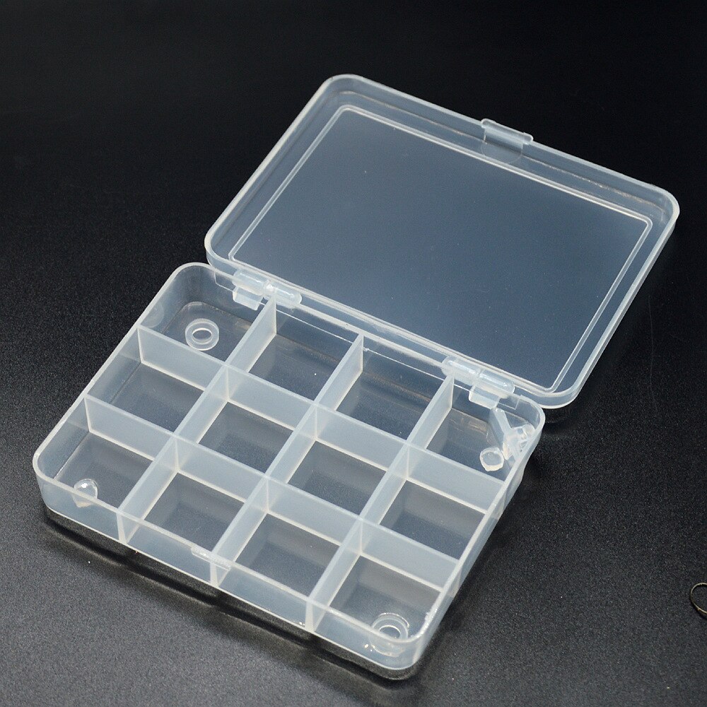 fishing lure box 20 cells, two levels 16cm*9.5cm*3.9cm with Transparent Visible Strength Plastic Lure Fishing Tackle Bait Box