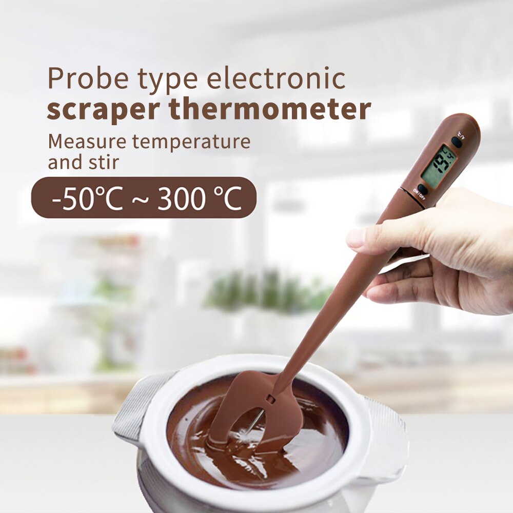 Schokolade Thermometer Küche Digitale Kochen Lebensmittel Sonde Elektronische Süßigkeiten Kochen Werkzeuge Temperatur Meter Messer Werkzeug Löffel