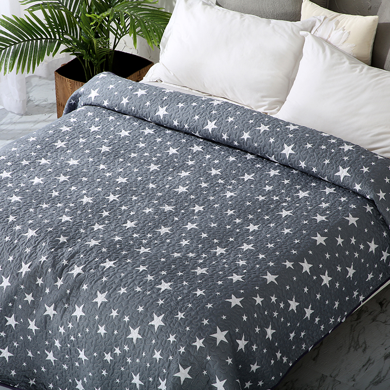 Zomer Sprei Geometrische Gedrukt Dubbele gewatteerde deken Quilts en Dekbedden voor Volwassenen Dunne airconditioning Dekbed Voor Bed # sw