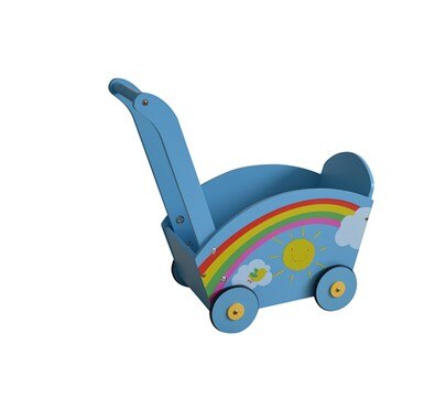 Sigikid – trotteur en bois pour bébé, simulation, poussette d'allaitement, poussée à la main, jouet pour enfants: Black