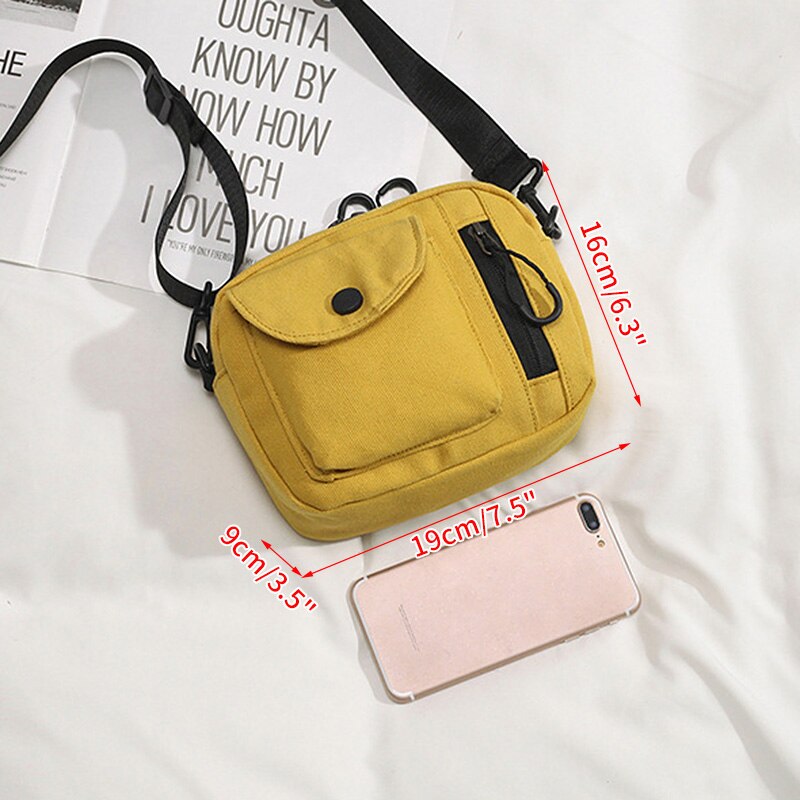 Korean Mini Student Bag Cell Phone Bags Simple Mini Crossbody Bags Casual Ladies Flap Shoulder Bag Girls Messenger Bag