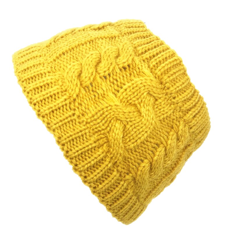 Vrouwen Warm Winter Sneeuw Hoed Muts Geen Top Wol Hoed