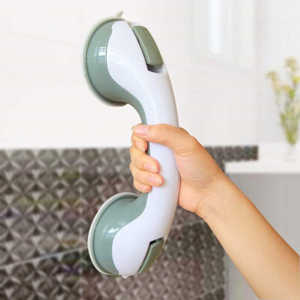 Bathroom Grip Handle Strong Vacuum Sucker Handle Punch-free Shower Tub Suction Cup Grab Bar Handrail Antislip Supports