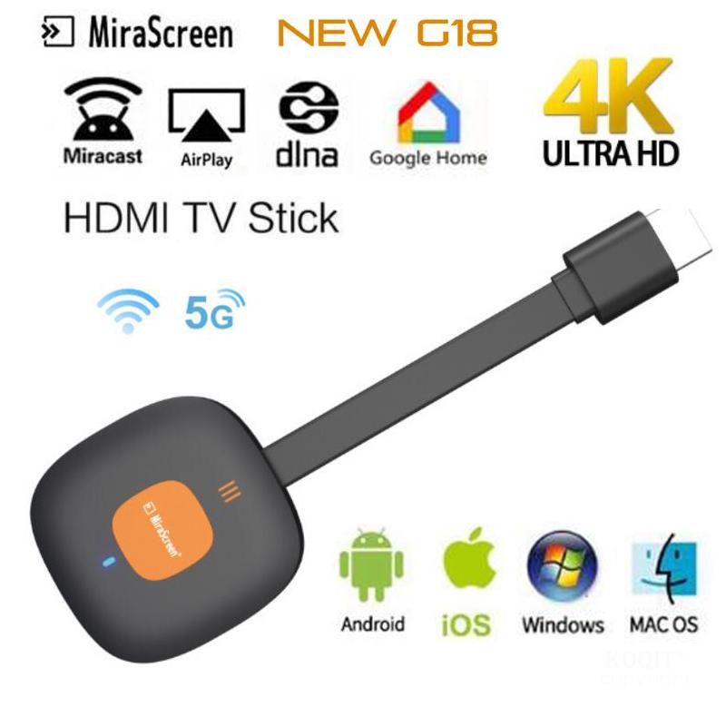 Mirascreen G18 Draadloze Hdmi Wifi Display Hdtv Dongle Receiver Voor Android Tv Stok Spiegel Screen Airplay Dlna Miracast Voor Ios