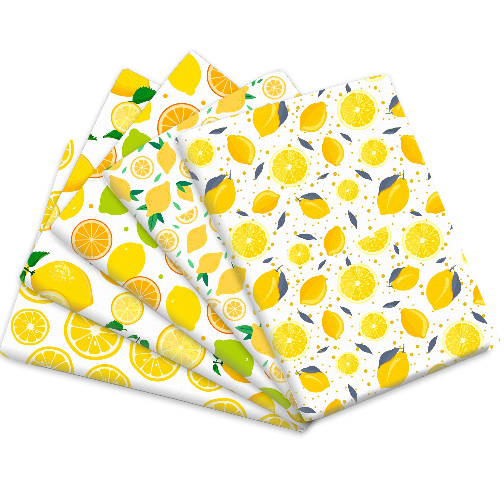 50*145cm Lemon Series 100% Cotton Fabric Patchwork Sewing Quilting Fabrics Needlework For Tissue DIY Cloth Sewing,1Yc17211