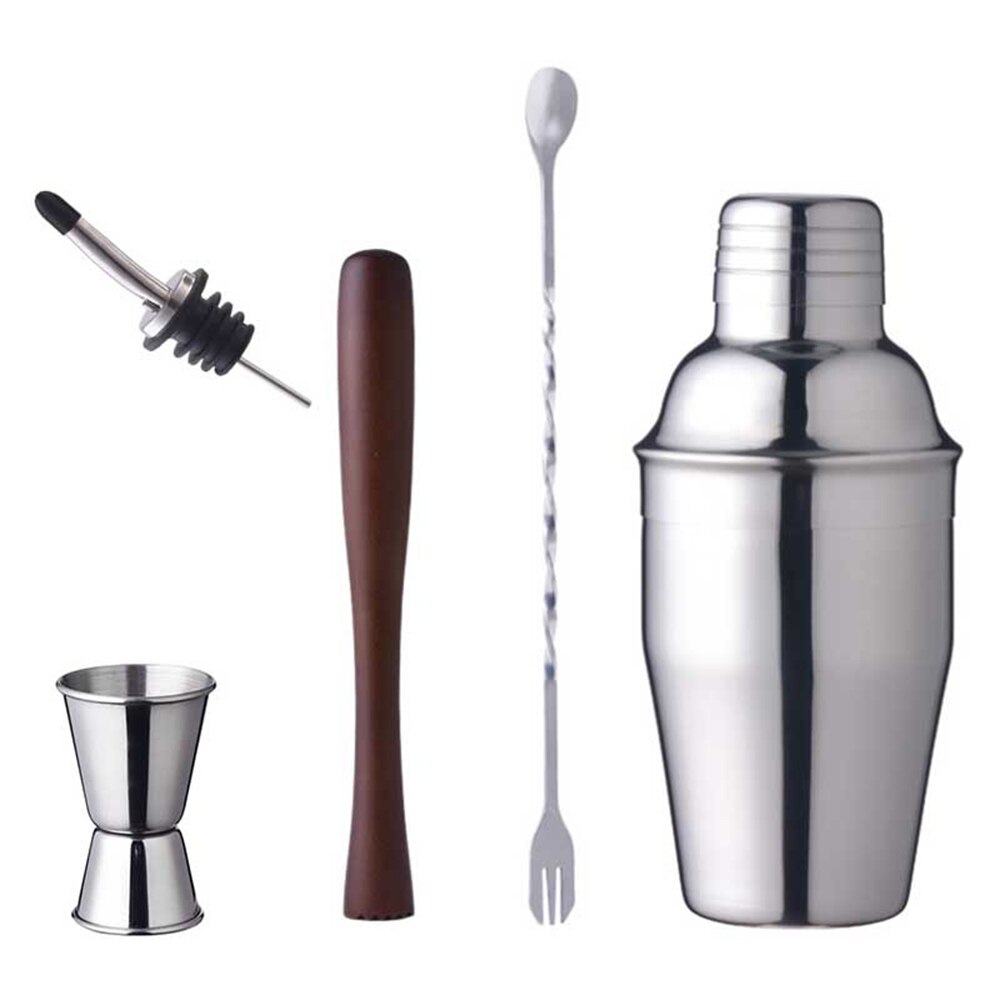 Bar Shaker Cocktail Zubehör Barware Boston Trinken Für Bartender Set Jigger Werkzeuge Edelstahl Mixer 550/750ML Holz rack