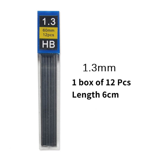 Matita meccanica professionale in metallo per schizzi 0,3/0,5/0,7/0,9/1,3/2,0/3,0 mm: Di Colore Giallo chiaro