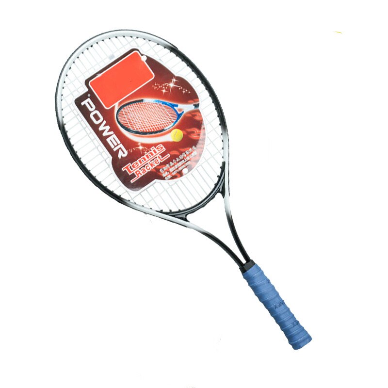 Tennis racket in de eerste studie van carbon mannen en vrouwen training, entertainment Sport Enkele racket: Black