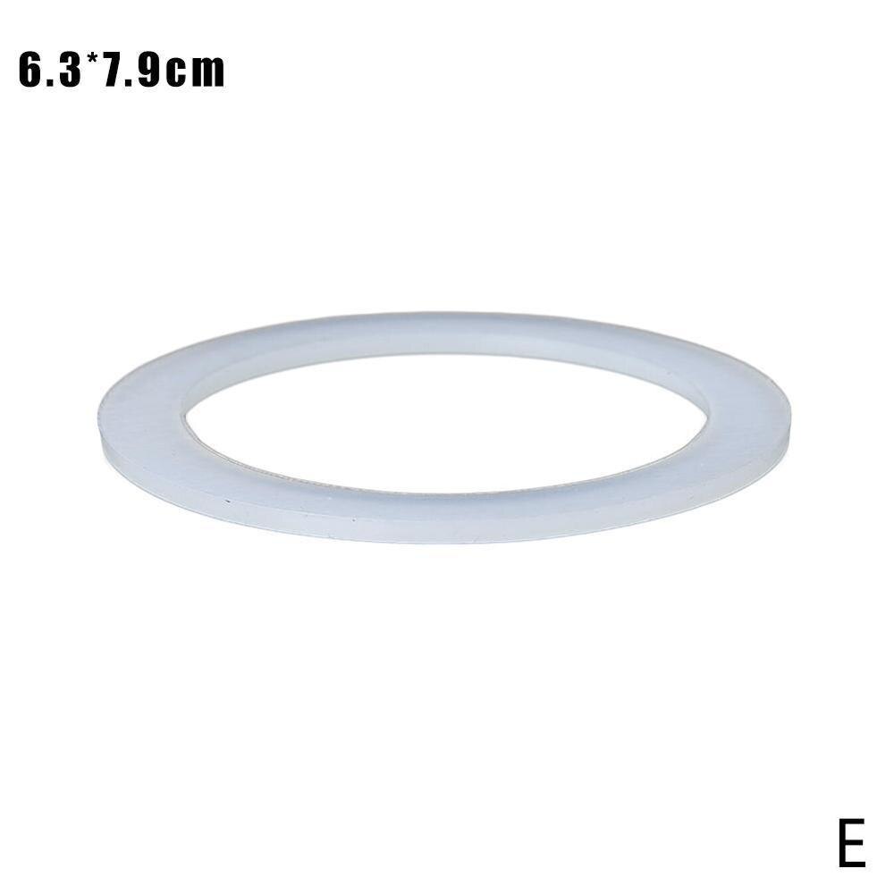Silicone Seal Ring Flexible Washer Gasket Ring Replacenent For Moka Pot Espresso Kitchen Coffee Makers Accessories Parts: E