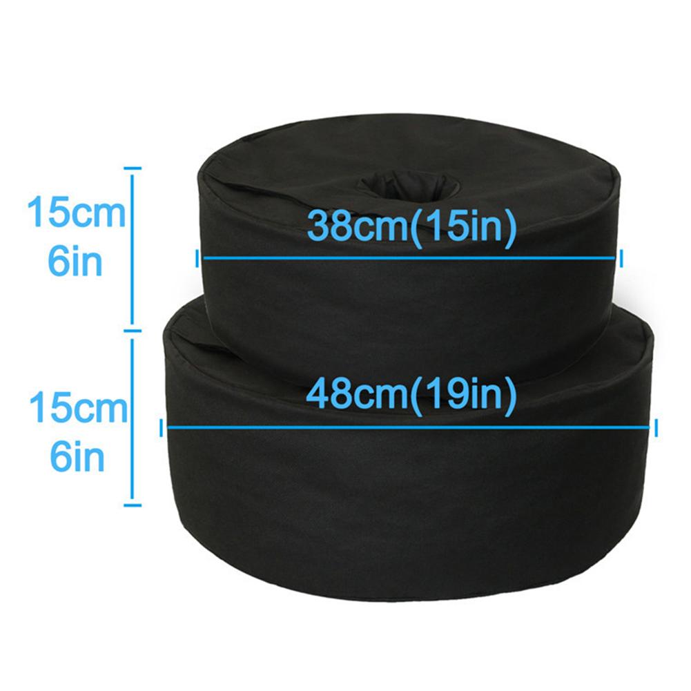 Bolsa de peso redonda para sombrilla de Patio, peso pesado para ARENA, soporte para cualquier paraguas de Patio para exteriores