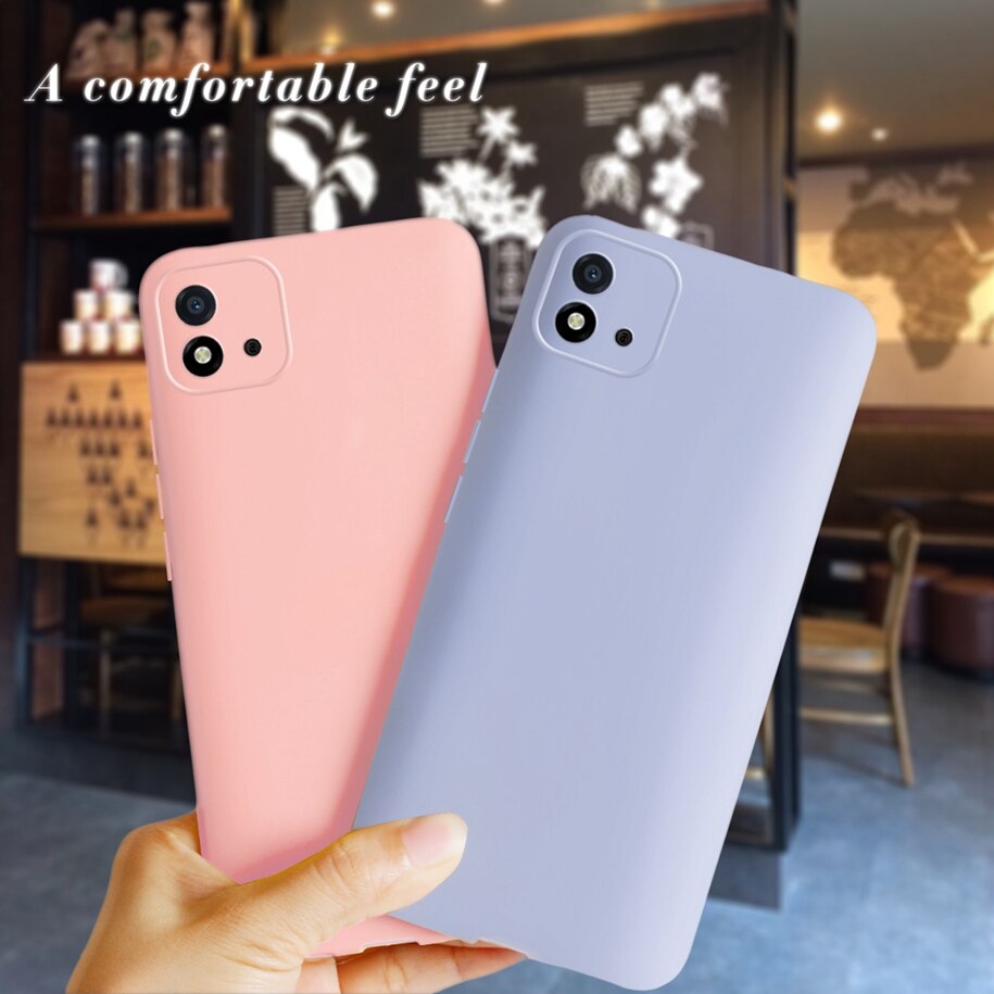 Cover morbida per OPPO Realme C20 custodia posteriore in TPU RealmeC20 custodie per telefoni in Silicone Ultra sottile per Realme C20 C 20 Funda antiurto 6.5"