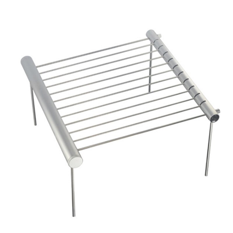 Portable Stainless Steel BBQ Grill Folding BBQ Grill Mini Pocket BBQ Grill Barbecue Accessories For Home Park Use portable grill