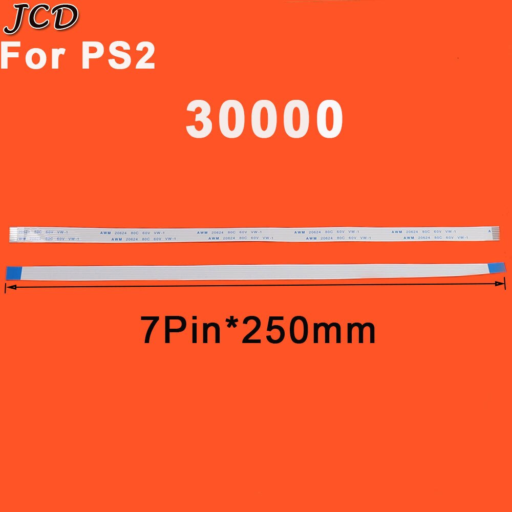 JCD 10pcs/lot Power Reset Switch Ribbon Cable For PS2 30000 70000 90000 50000 75000 Power On/off Switch Flat Cable Repair Part