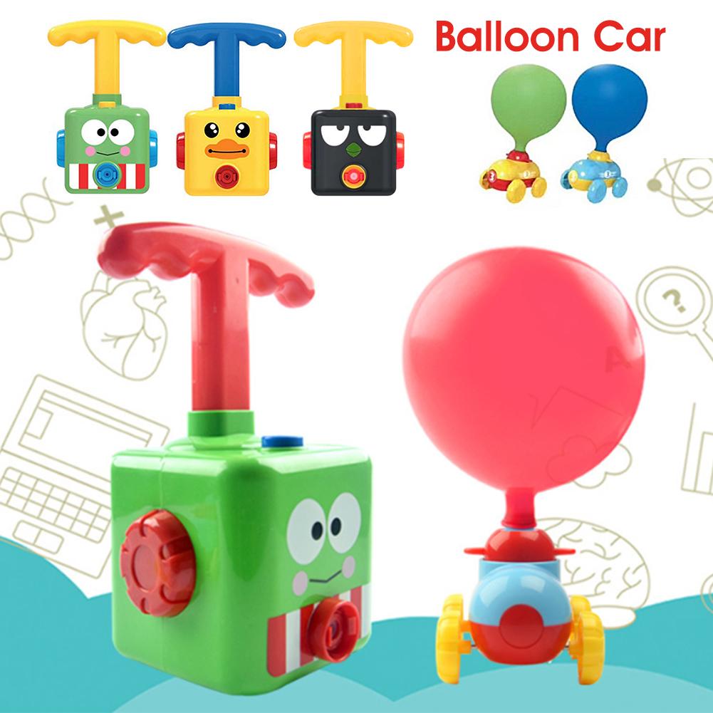 Kids Ballon Auto Speelgoed Educatief Diy Aerodynamische Auto Speelgoed Inertiële Power Auto Perfecte Speelgoed Voor Kinderen