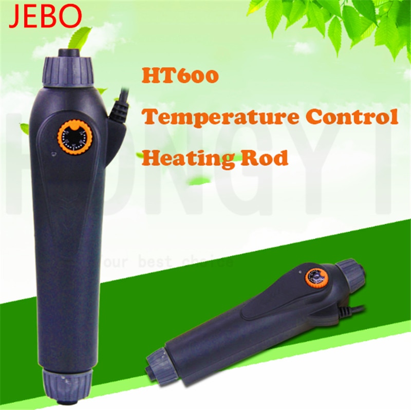 JEBO-calentador de agua externo HT600 con temperatura ajustable, controlador de temperatura para tanque de peces de acuario, 100W, 200W, 300W