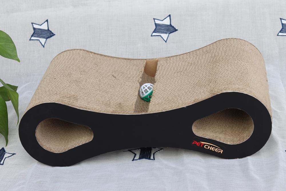 Cat Scratcher Lounge Fat Cat Bed Cardboard Paper Cat Toy Scratching Pad