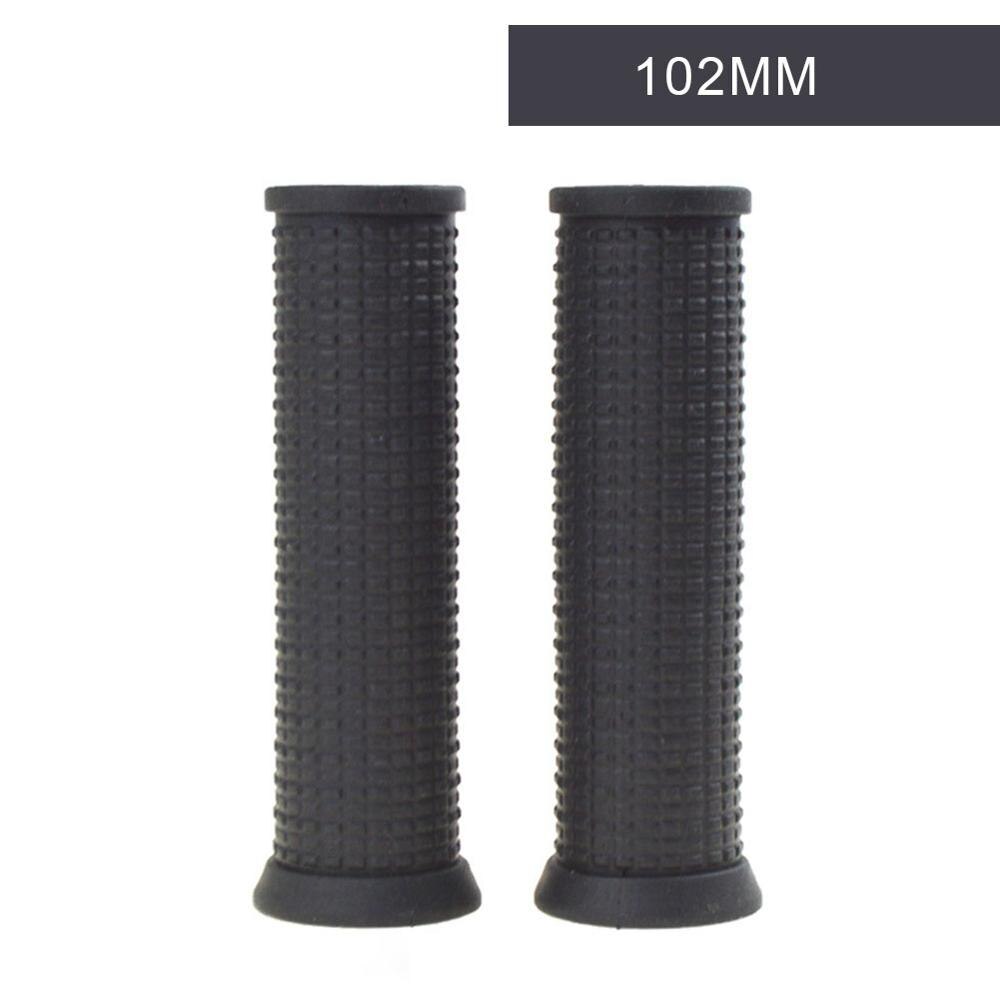 Poignées de guidon de vélo TPR caoutchouc pour tordre manette de vitesse VTT 22.2mm barre antidérapante longue et courte: 102mm