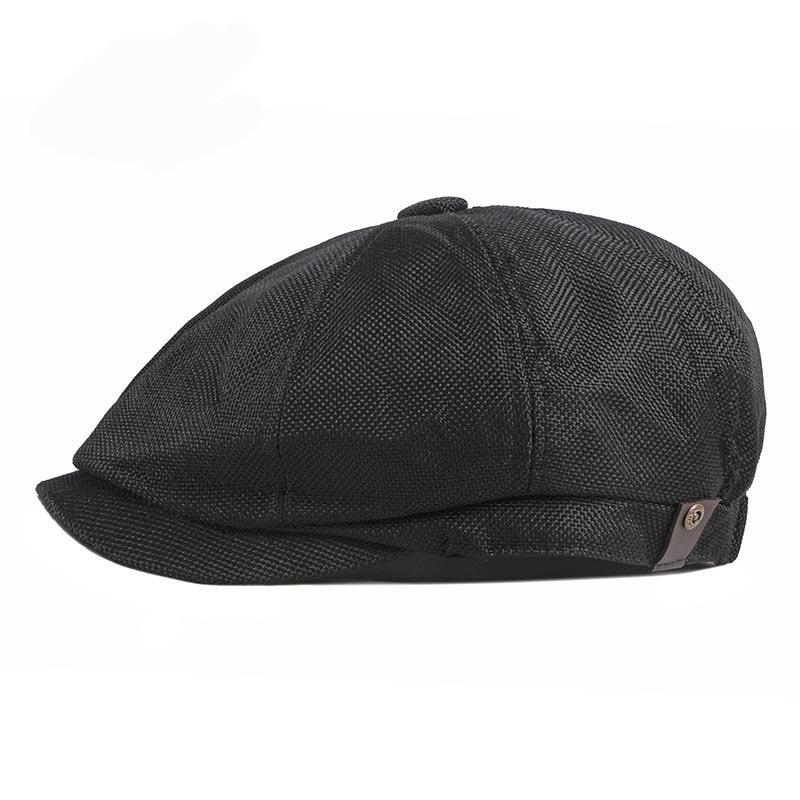 ZWEBY Platte petten voor mannen platte pet mannen, schilder baret caps voor mannen baret cap baret hoed (kleur: donkergrijs, maat: één maat