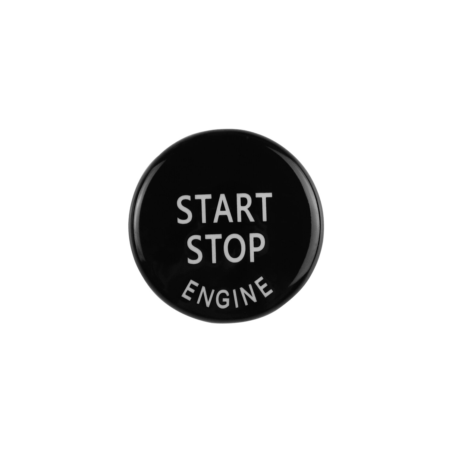 Motor start stop knap tilbehør nøgle dekoration til bmw  x1 x5 e70 x6 e71 z4 e89 1 3 5 serie  e90 e91 e92 e60 bil udskift dæksel