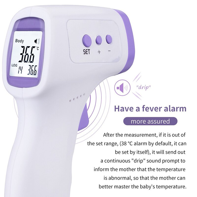 Infrarood Thermometer Digitale Elektronische Thermometer Multifunctionele Contactloze Measure Temperatuur Gun Snel