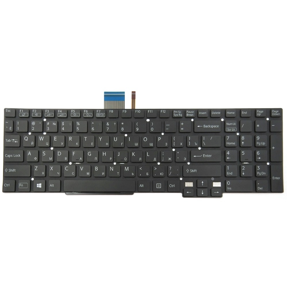 Laptop Keyboard for Sony VAIO SVT15 Series - US Layout - Black with Backlit - New