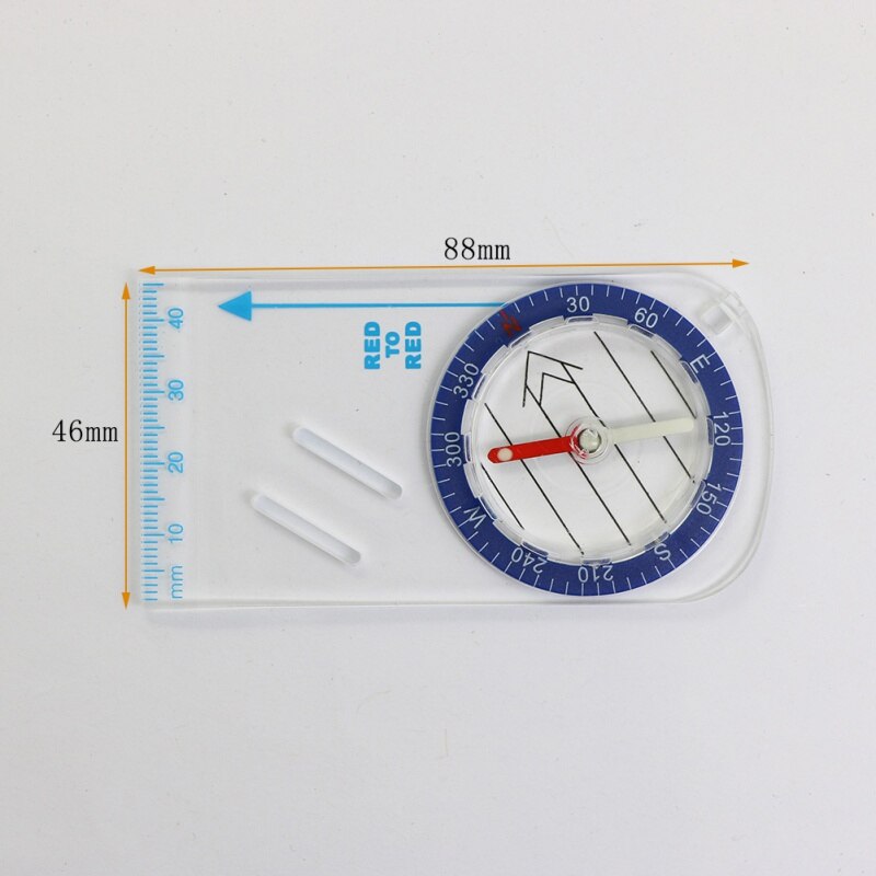 Outdoor Thumb Compass Mini Elite Competition Orienteering Compass Portable Compass Map Scale Compass