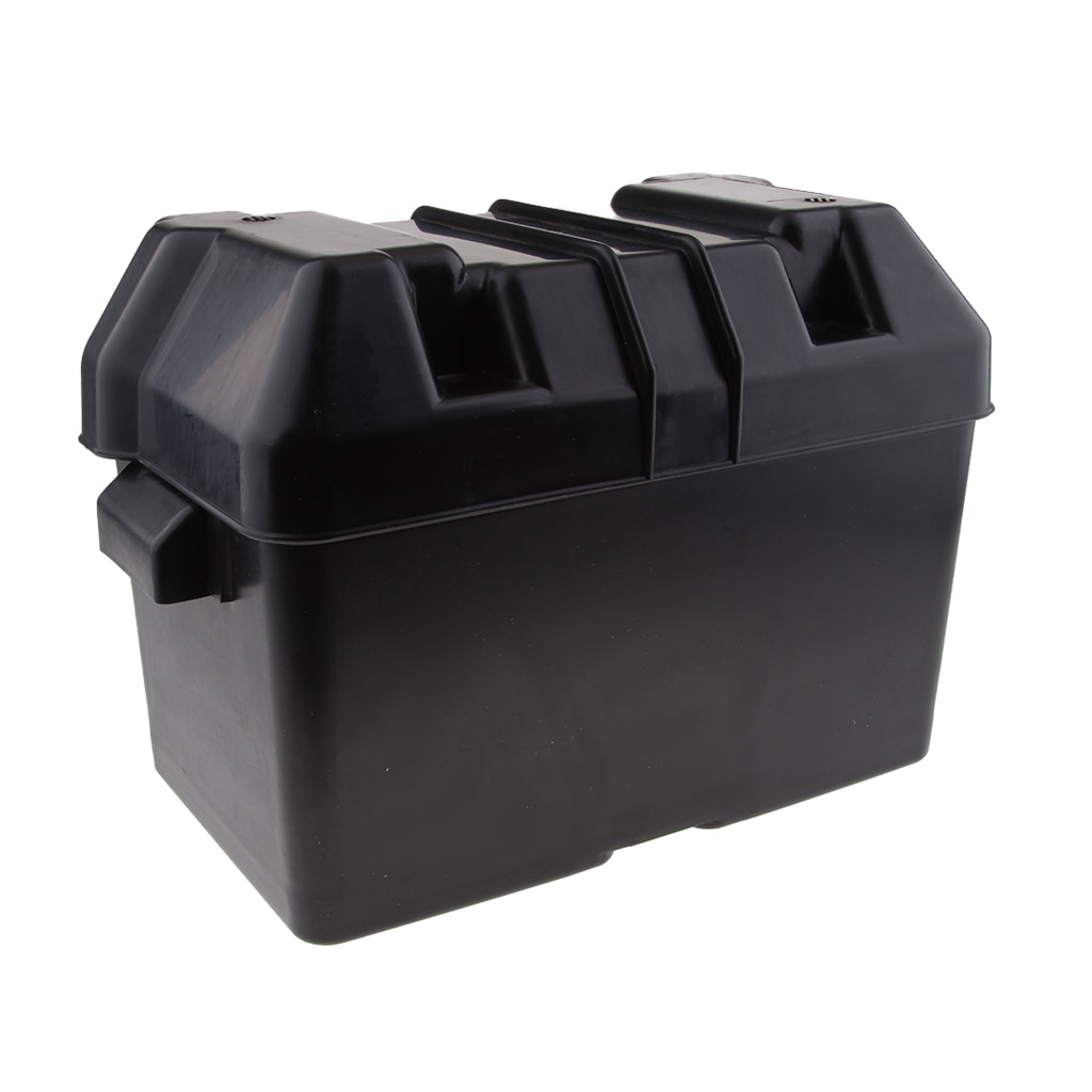 Marine Boat RV Camper Trailer Battery Box Power Guard W/ Strap