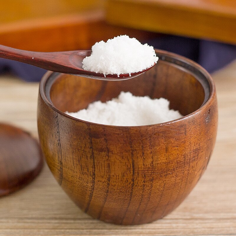 Wooden Condiment Container Seasoning Box Set Condiment Canisters Pots with Wooden Spoon Lid and Base,Secure Durable Organization