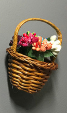 1 pc magnetisk kylskåp dekor harts blomma korg stil kylskåp magnet souvenir diy familj trädgård dekoration kylskåp klistermärke: 1