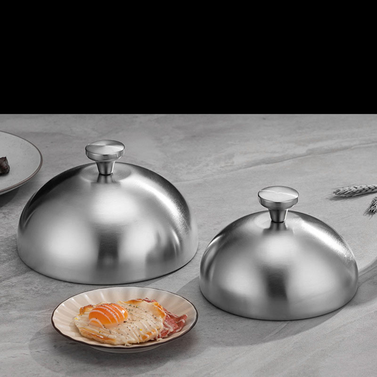 Burger Cover Universal Grilling Heavy Duty Stainless Steel Cheese Melting Cover for Teppanyaki Hamburger Steaming Outdoor BBQ