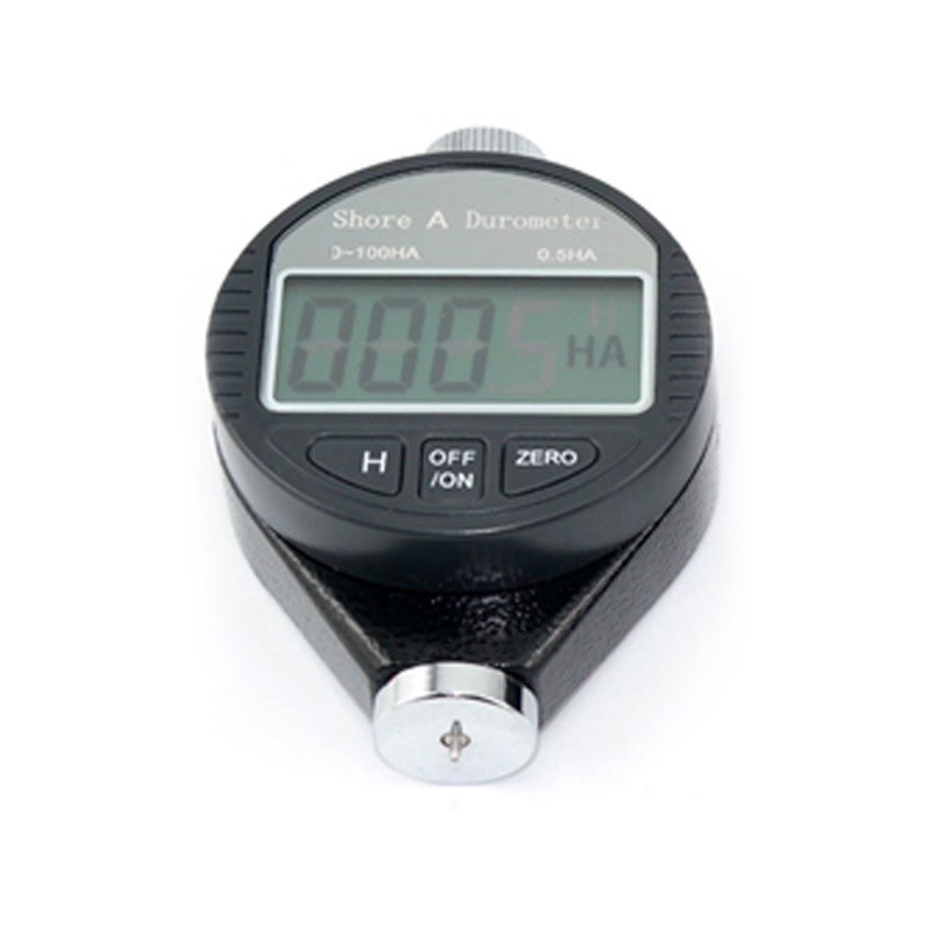 LCD Display Digital 3 Type Hardness Tester Meter Durometer Rubber Sponge Plastic Digital Hardmeter With Data Output Interface: White