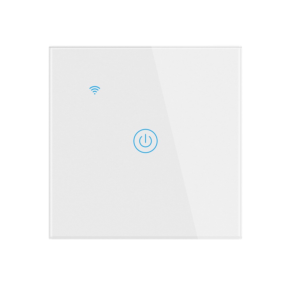 ATHOM Homekit – interrupteur tactile intelligent, wi-fi, Standard ue, 1/2 boutons, pas besoin de neutre: 1 gang Homekit