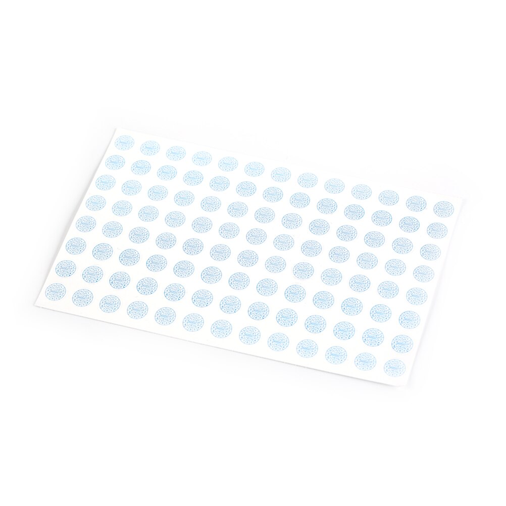 208 stuks garantie sticker veiligheidszegel sticker jaarrond maat 10*10mm rood blauw kleur breekbaar label: Blauw