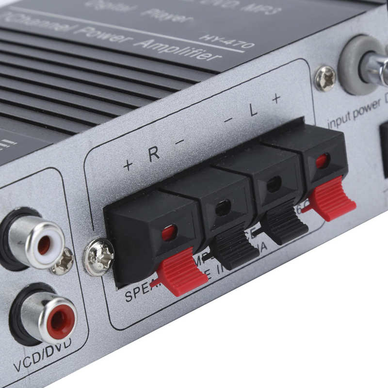 Stereo Audio Amplifier USB Memory Card Digital Player FM 4.2 Car Power Hi‑Fi Stereo Audio Amplifier