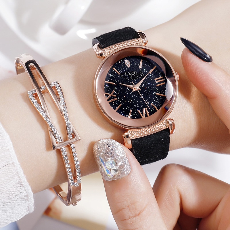 Starry Sky Watches for Women Luxury Women Watch Ladies Watch Girls Diamond Montre Femme Reloj Mujer