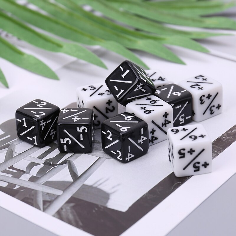 OOTDTY Hot Vender 10Pcs Fração Matemática Corta Morre D6 Para Crianças Crianças de Aprendizagem Número de Seis Lados
