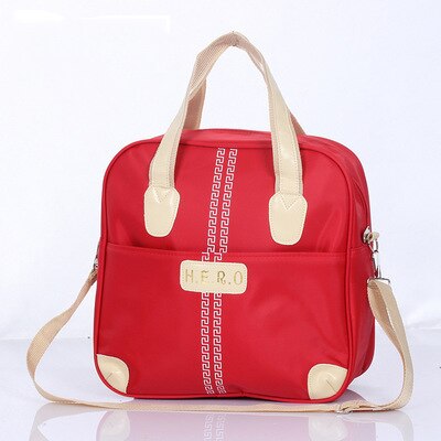 Women Trolley Luggage Rolling Suitcase Travel Hand Tie Rod Suit Casual Rolling Case Travel Bag Wheels Luggage Suitcase: Red-S