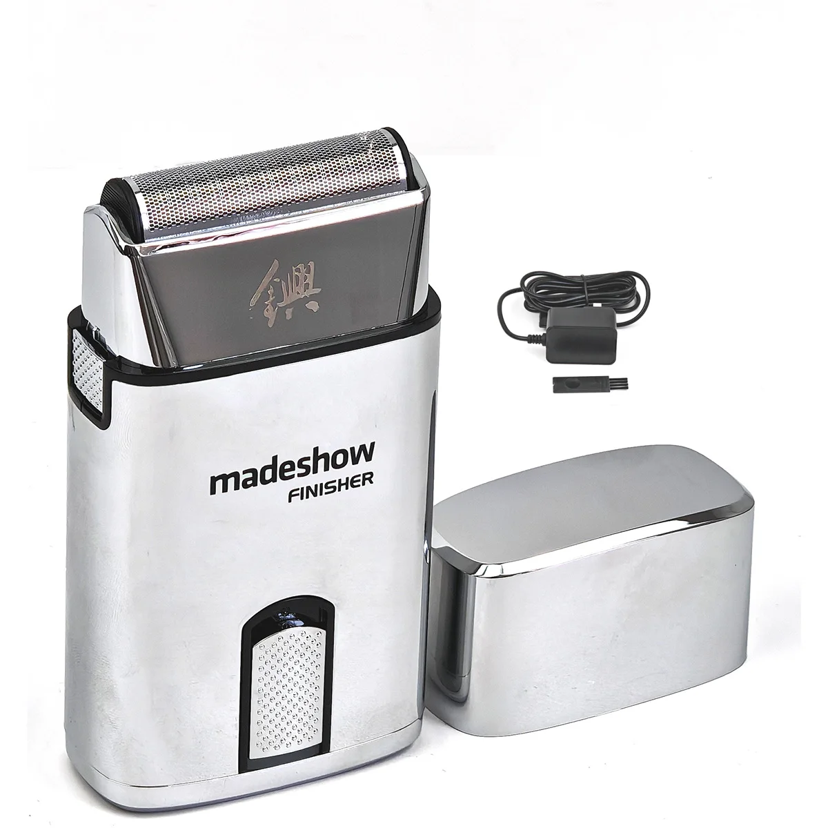 Rasoir de barbier pour homme, rasoir électrique à faible bruit, lame de droitation magnétique, tondeuse pour homme, M7, 8000 tr/min: GRIS / Uk Plug