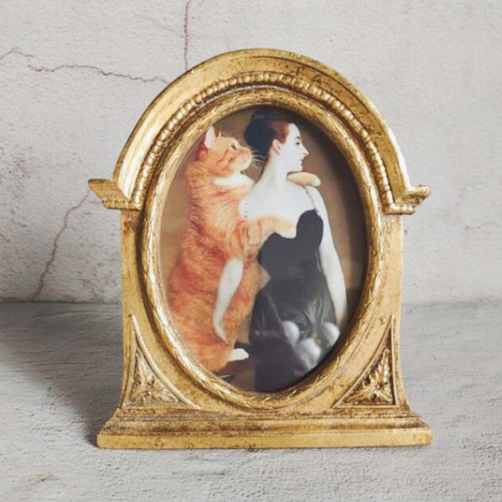 Retro Style Photo Frame Picture Holder Wall Hanging Home Tabletop Desk Decor