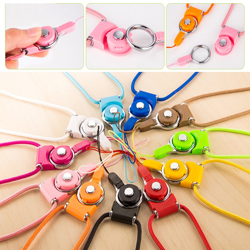 Cell Phone Mobile Neck Chain Straps Camera Straps Key Keychain Charm DIY Hang Rope Lariat Lanyard MP5 4 3 U flash disk