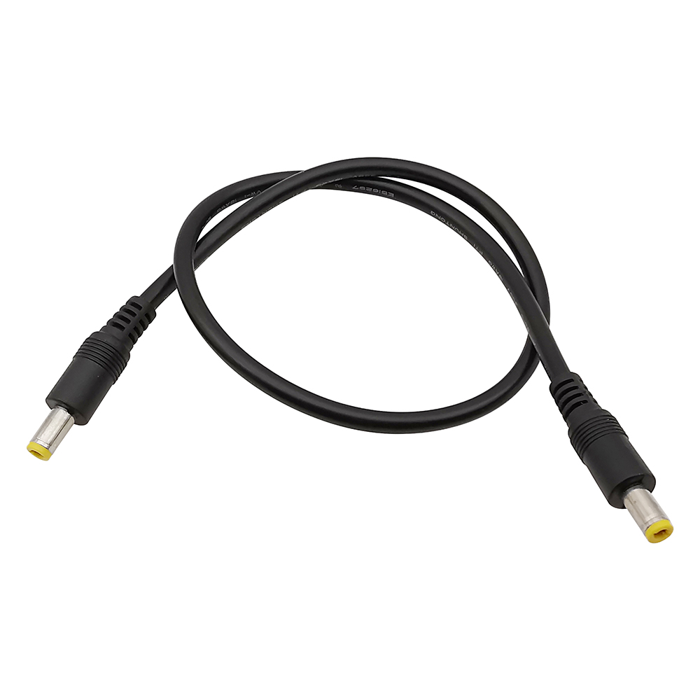 Conector de Cable de alimentación DC 12V, 5,5x2,5mm, macho a 5,5x2,5mm, Cable de extensión, adaptador CCTV, 0,3 M, 0,5 M, 1M, 1,5 M, 3M: Gris oscuro