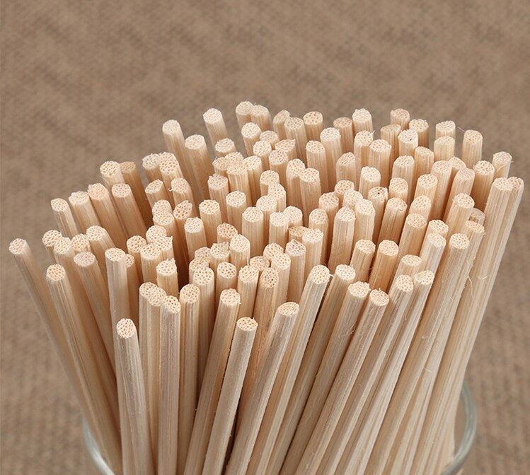 200Pcs Rattan Reed Sticks Fragrance Reed Diffuser Aroma Oil Diffuser Rattan Sticks for Home Bathrooms Fragrance Diffuser