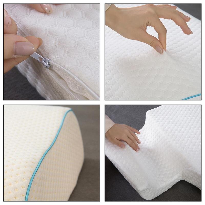1pc Couple Pillow Home Memory Foam Pillow Breathable Skin-friendly Hug Rebound 1.7kg Slow Pillow Arch B4L4